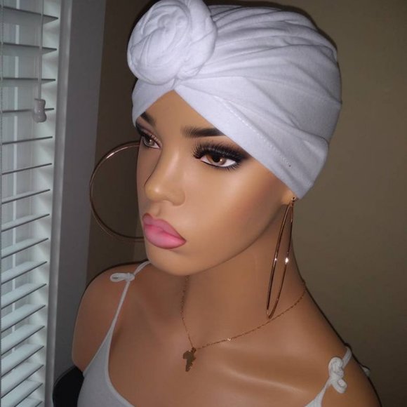 Headwrap Pre-Tied Turban for Women.Adult Head Wrap.Pre Tied Twist Knot Hat.Chemo - Picture 4 of 4
